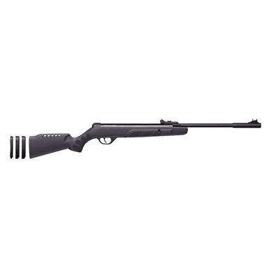 Crosman Tyro Spring Powered Youth Break Barrel Rifle, Synthetic Customizable Stock .177 Cal 495 Fps