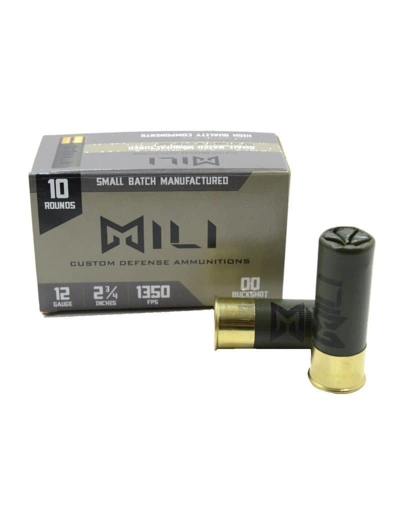 MILI 12 Gauge 2 3/4&quot; 00 Buckshot 10 Rounds