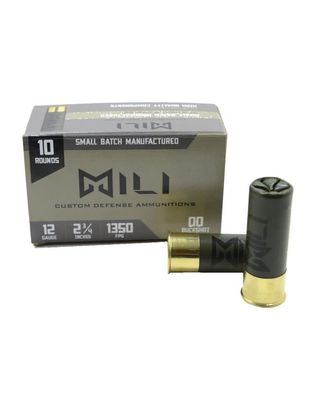 MILI 12 Gauge 2 3/4&quot; 00 Buckshot 10 Rounds