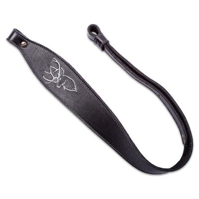 Levy&#39;s Guide Series Black/Grey Garment Leather Rifle Sling Deer