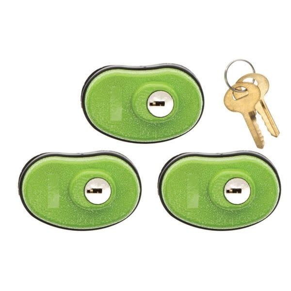 Lockdown Trigger Locks Keyed 3 Pack Green