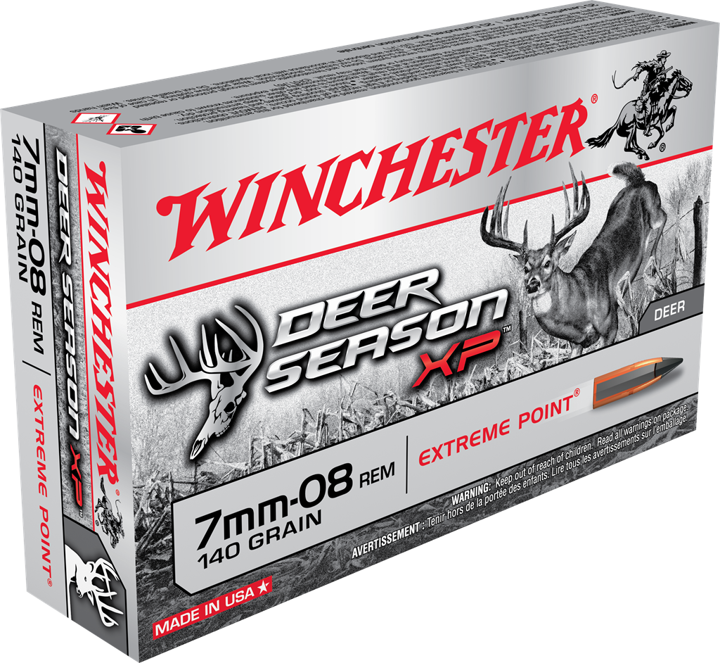 Winchester 7mm-08 140 Grain Deer Season XP Polymer Tipped