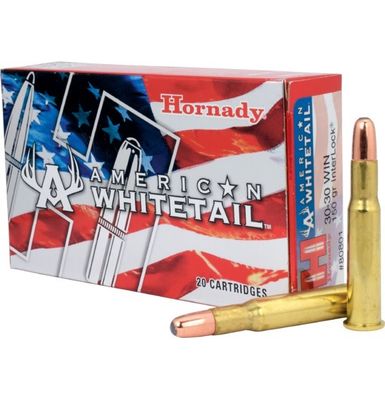 Hornady American Whitetail 30-30 Win 150 Grain Interlock Ammunition