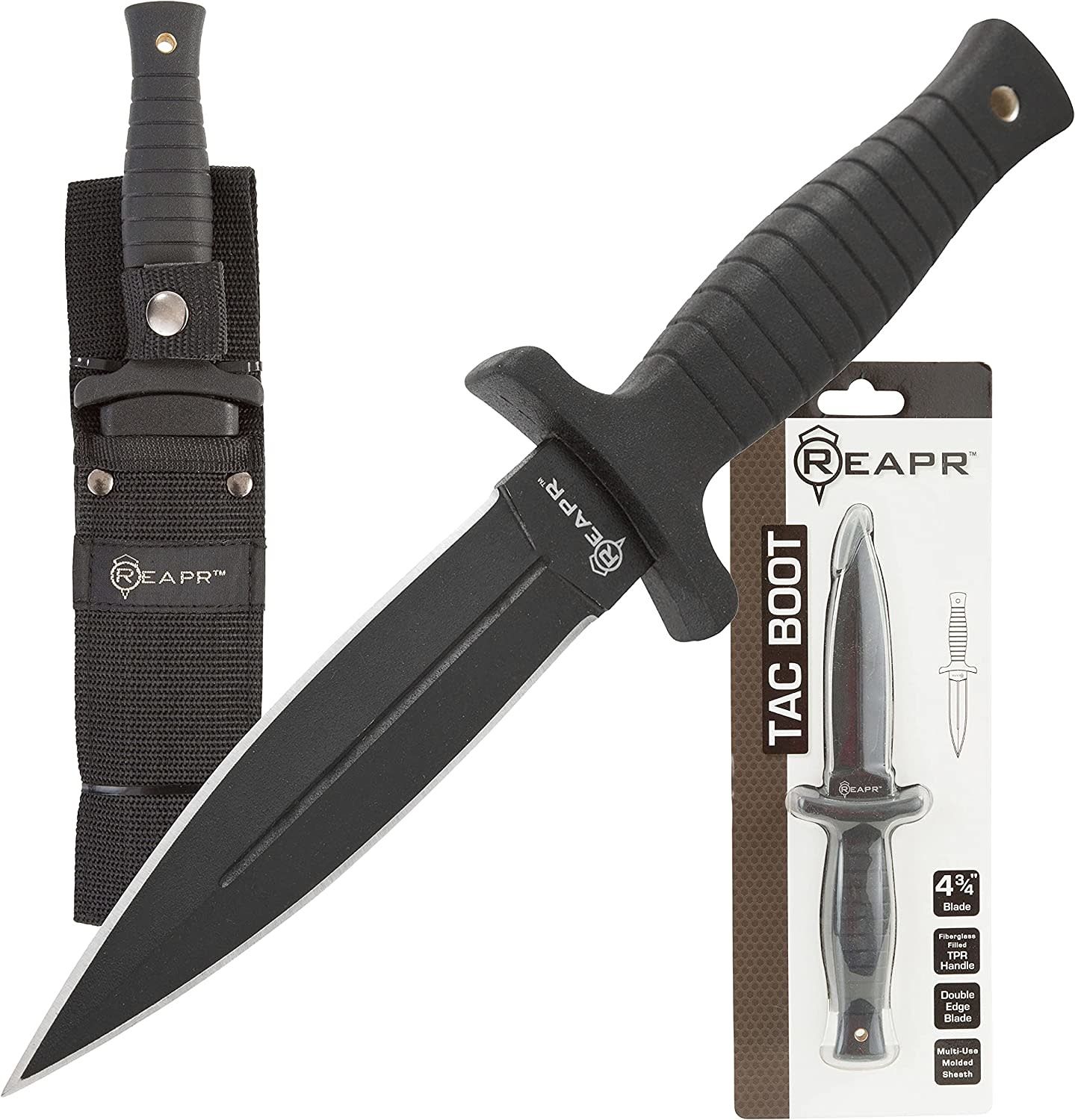 REAPR 11002 TAC Boot Knife 4.75&quot; Double Edge Blade