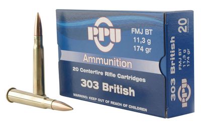 PPU 303 British 174 Grain Full Metal Jacket