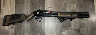 Revolution Armory Mauler MK91 12 Gauge Pump Action Shotgun, Tactical Stock, 18.5&quot; Barrel