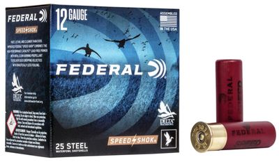 Federal Speed Shok 12 Gauge 3&quot; 1 1/4 Oz Steel Shot BBB