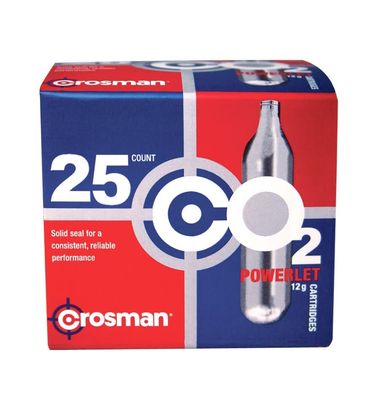 Crosman CO2 Cartridges 25 Pack