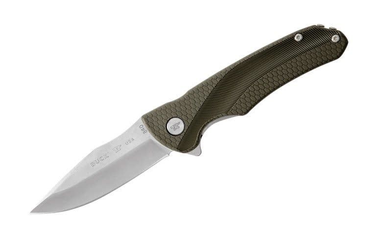 Buck 840 Sprint Select Folding Knife Green