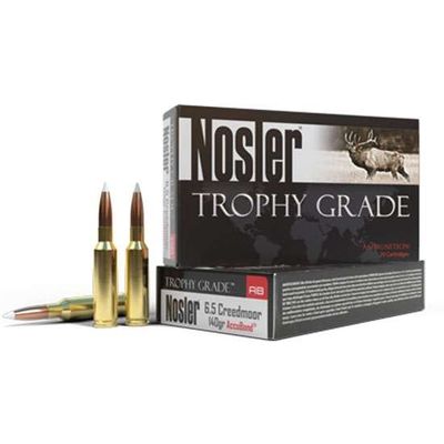 Nosler Trophy Grade 6.5mm Creedmoor 140 Grain Accubond