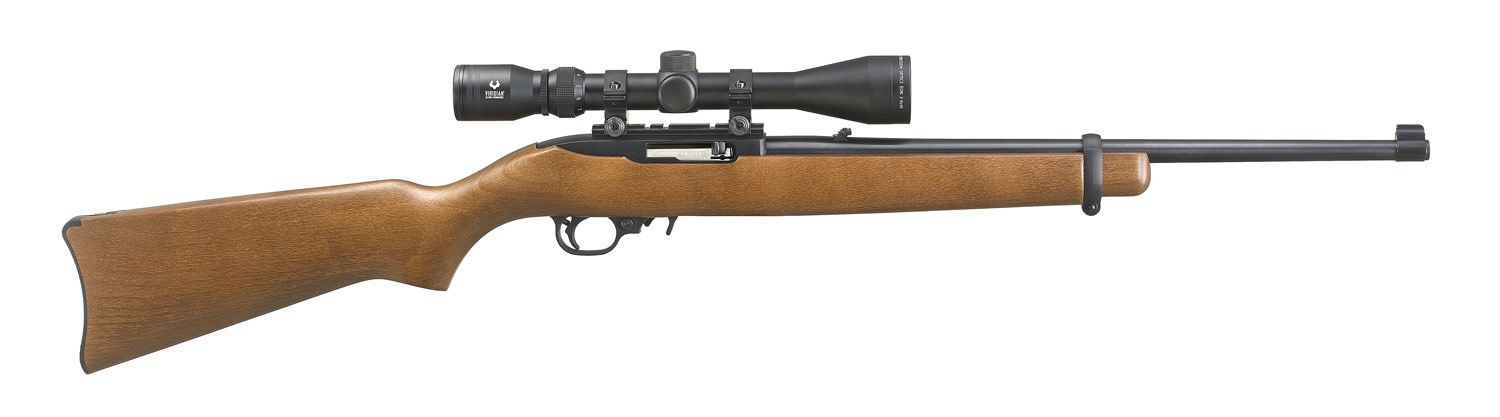 Ruger 10/22 Carbine Semi-Automatic Rifle Combo, WoodStock, Blued Barrel, 22 LR