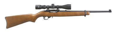 Ruger 10/22 Carbine Semi-Automatic Rifle Combo, WoodStock, Blued Barrel, 22 LR