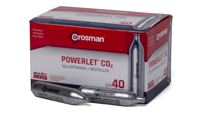 Crosman Powerlet CO2 Cartridges 40 Pack