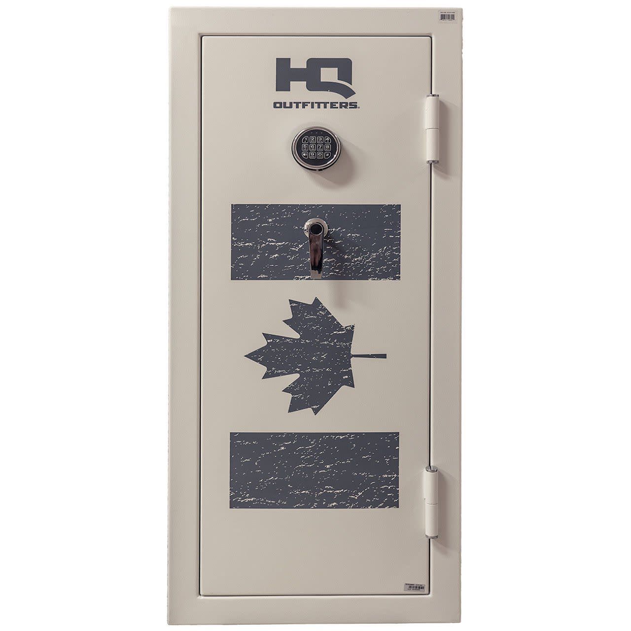 HQ Outfitter 24 Gun Electric Key Pad Safe White Out Canada Flag