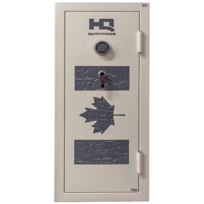 HQ Outfitter 24 Gun Electric Key Pad Safe White Out Canada Flag