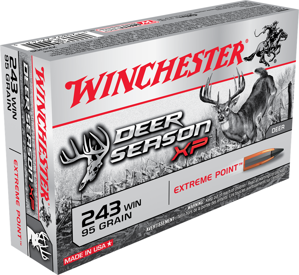Winchester Deer Season XP 243 Win 95 Grain Extreme Point Polymer Tip