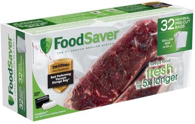 Foodsaver 11&quot;x14&quot; Gallon Bags 32 Count