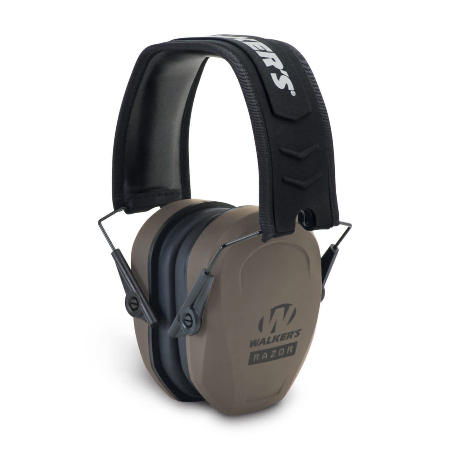 Walker&#39;s Razor Slim Passive Muff, Ultra Low Profile, NRR 27dB, Flat Dark Earth