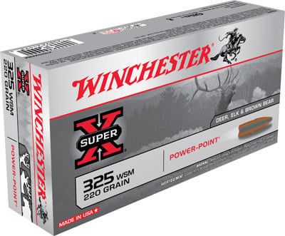 Winchester Super-X 325 WSM 220 Grain Power Point