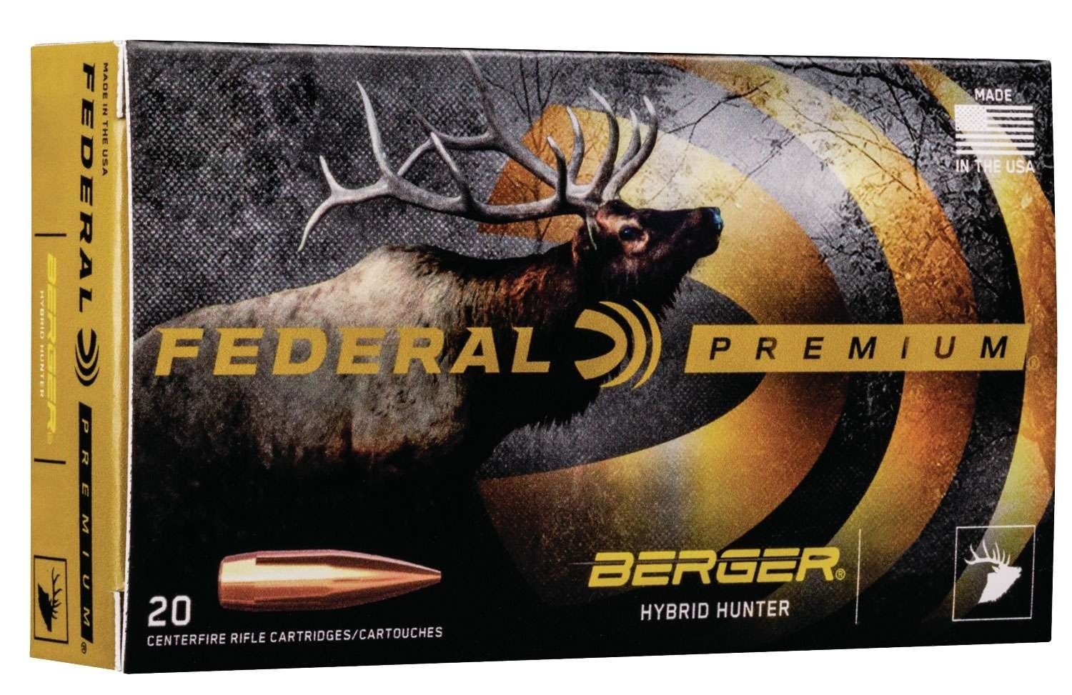 Federal Premium 30-06 Springfield 168 Grain Berger Hybrid Hunter