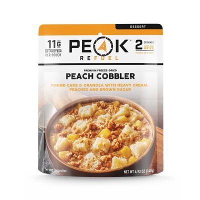 Peak Refuel Peach Cobbler  - Dessert Pouch
