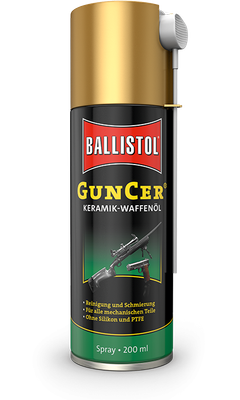 Ballistol GunCer Ceramic Hunting Gun Oil Spray, 200 mL