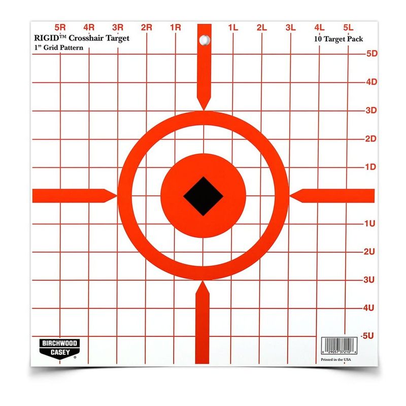 Birchwood Casey Rigid 12" Crosshair SightI-In Targets 10/Pack