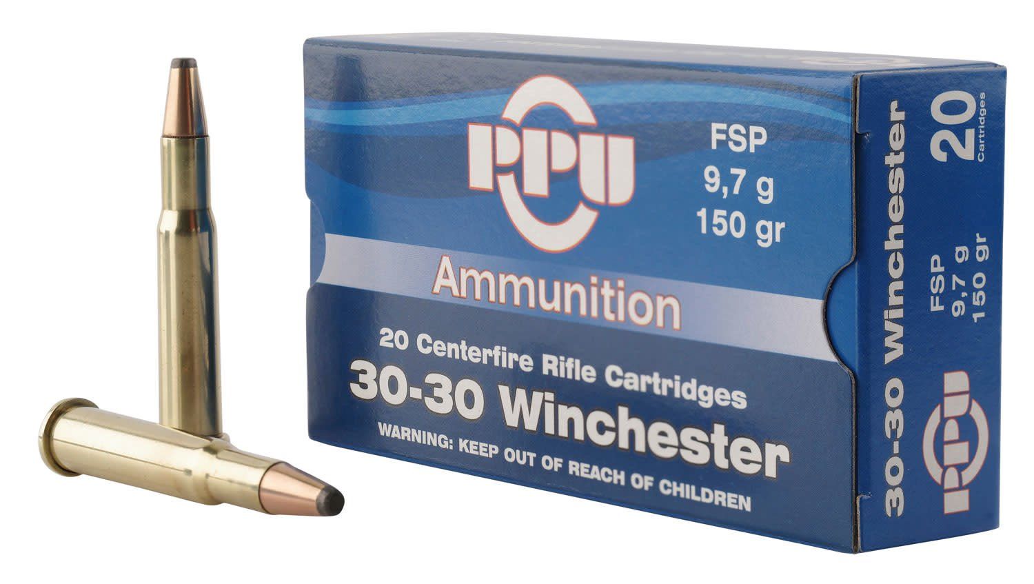 PPU 30-30 Win 150 Grain Flat Soft Point