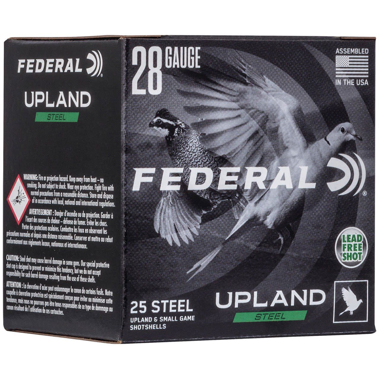 Federal  Upland Steel Shot 28 Gauge 2 3/4&quot; 5/8 oz #7.5