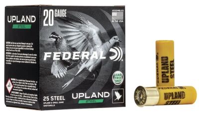 Federal Upland  Steel Shot 20 Gauge 2 3/4&quot; 3/4Oz #7.5