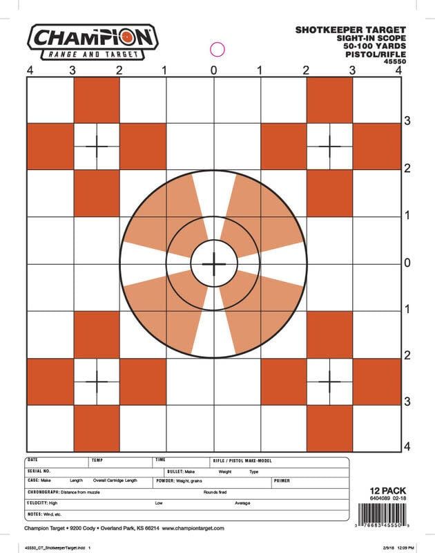 Champion Shotkeeper Target Small 12 Pack