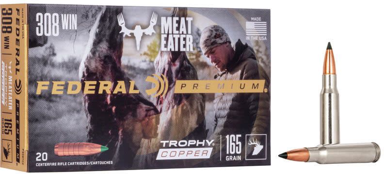 Federal Premium 308 Win 165 Grain Trophy Copper