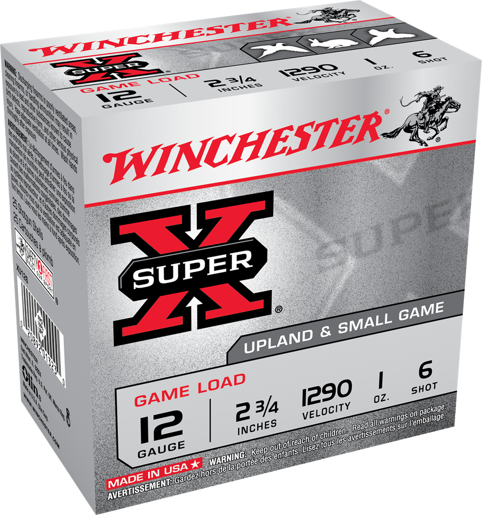 Winchester Super X 12 Gauge  2 3/4&quot; 1oz  #6 Lead Shot