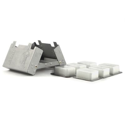 ESBIT Solid Fuel Foldable Pocket Stove with 6x14g Fuel