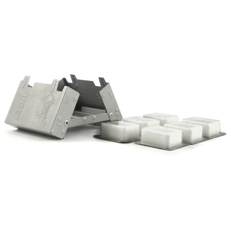 ESBIT Solid Fuel Foldable Pocket Stove with 6x14g Fuel