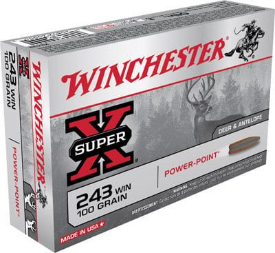 Winchester Super-X  243 Win 100 Grain Power-Point