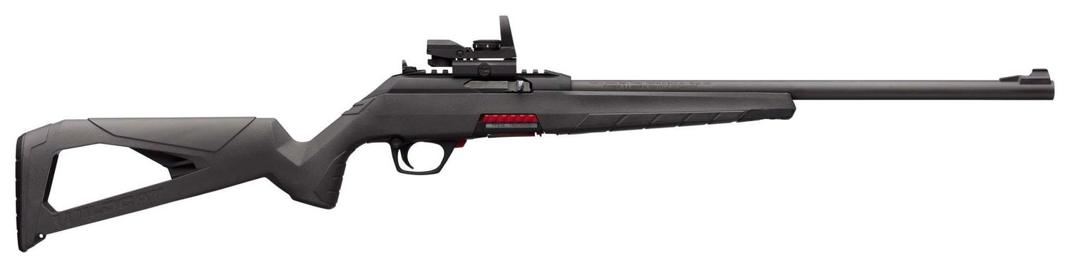 Winchester Wildcat Rimfire Semi-Auto Rifle w/ Red Dot Combo, 18&quot;, Synthetic Stock, 22 LR