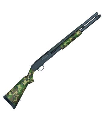 Mossberg 590 Heatshield Pump Action Shotgun Woodland Camo 12Gauge 3&quot;, 20&quot; Barrel