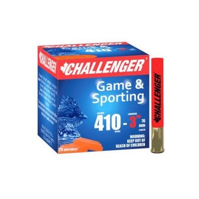 Challenger Lead Shot Hi Brass 410 Gauge 3&quot; 11/16 oz #4