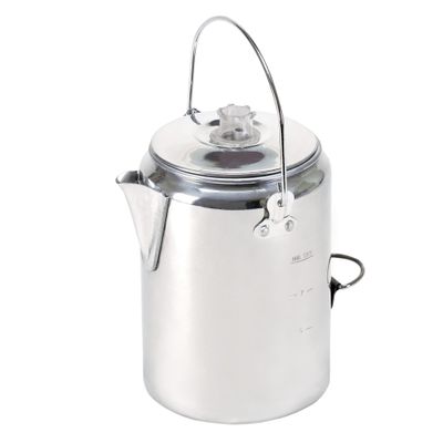 Stansport Alumiun Camper&#39;s Percolator Coffee Pot 9 Cup