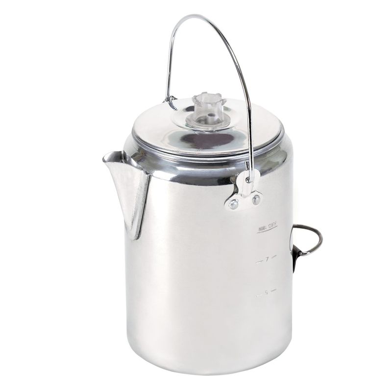 Stansport Alumiun Camper&#39;s Percolator Coffee Pot 9 Cup