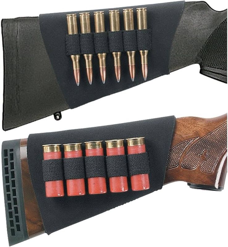 Uncle Mike's Neoprene Rifle Buttstock Shell Holder 6/Rounds