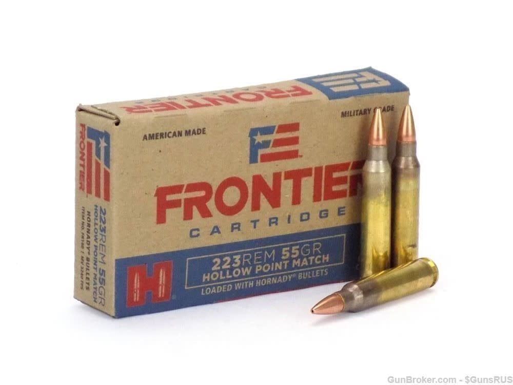 Hornady Frontier 223 Remington 55 Grain HP Match