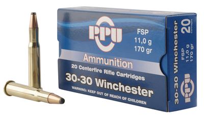 PPU 30-30 Win 170 Grain Flat Soft Point