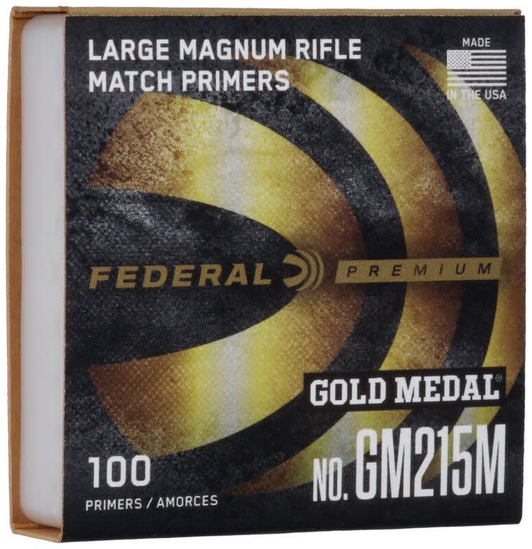 Federal Gold Medal Large Magnum Rifle Primers 100 Pack Federal Gold Medal Large Magnum Rifle Primers 100 Pack