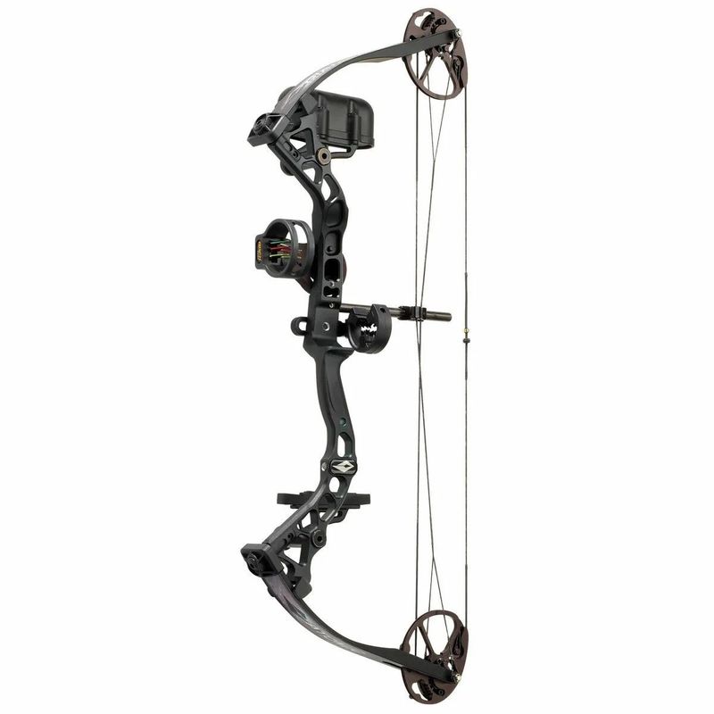 Diamond Archery ATOMIC Youth Compound Bow, RH, 6- 29#, Black