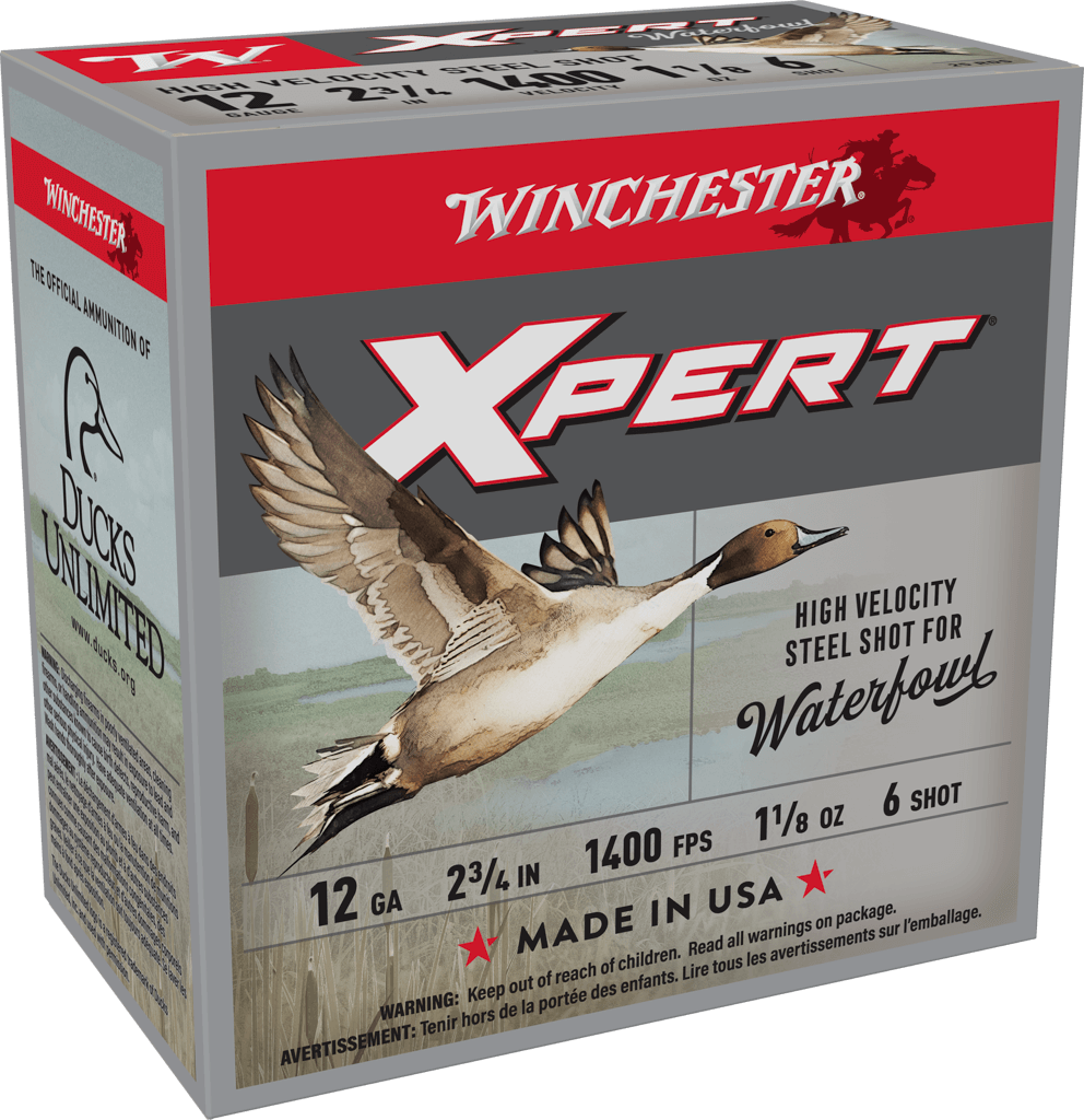 Winchester 12 Gauge 2 3/4&quot; 1 1/8 Oz #6 Steel Shot