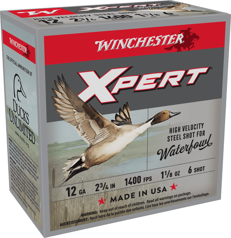 Winchester 12 Gauge 2 3/4&quot; 1 1/8 Oz #6 Steel Shot