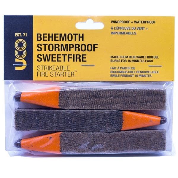 UCO Behemoth Stormproof Strikable Fire Starter 3 Pack