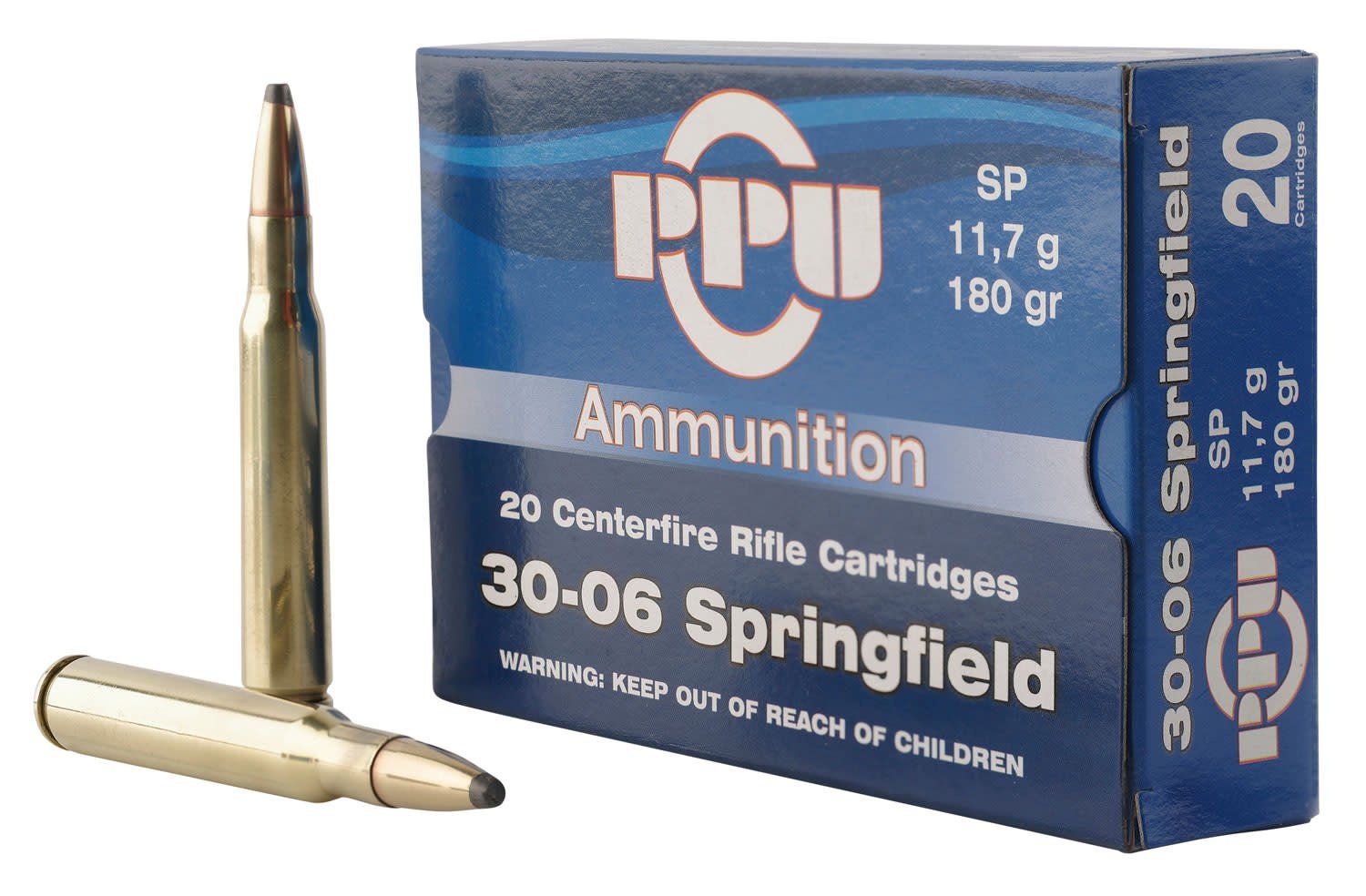 PPU 30-06 Springfield 180 Grain Soft Point